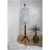 Generico AILANT Manichino donna sartoriale dark wood stand (grey, 48/50 XL)
