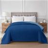IlGruppone Passione Casa Trapuntino Coperta Primaverile Bicolore Trapunta Anallergica Piumino Mezza Stagione Antiacaro Colorato Tinta Unita Microfibra Manopesca Duck Friendly(Matrimoniale)
