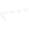 Ledvion Sistema di Binario 3m Monofase Bianco 6 faretti senza GU10