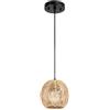 CHUNGYANG Lampadario Vintage in Corda di Canapa Stile Pastorale Paralume Intrecciato A Mano Cucina Interna E Sala da Pranzo Decorazione Illuminazione Soggiorno E Camera da Letto Lampadario per Cucina
