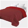 Corredocasa Trapunta 4 Stagioni Made in Italy Piumone Imbottitura 350gr/mq Coperta in Morbida Microfibra di Poliestere Casa (Bordeaux/Rosso, Matrimoniale 250x260 cm)