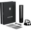 Prestigio Maggiore - Apribottiglie portatile con stazione di ricarica - Black Silver