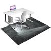 Qesjodfu Tappetino per Sedia da Ufficio, 140 x 180 cm Tappeto Sedia Ufficio Gaming, Tappeto Salvapavimento, Tappeto Protettivo Sottosedia, Tappetino Protettivo per Pavimenti Duri, AntiGraffio Antiscivolo