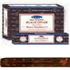 M & J Satya Nag Champa - Bastoncini di incenso all'oppio nero,con porta bastoncini di incenso M&J,scatola completa,per aromaterapia,spa,yoga,matrimoni,meditazione,guarigione,positività e relax