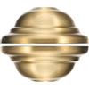 IWOWHERO Base per Lampada in Ottone Oro Stile Cappello Inglese Vintage Grande Piastra per Montaggio Stabile per Soggiorno e Zona Pranzo