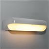 damastoreitalia Universo Applique LED da Esterno 12W Bianco - Luce Calda 3000K IP65 - Lampada da Parete Rettangolare per Giardino, Muro, Ingresso - 1200 Lumen - Design Moderno in ABS (Bianco - Luce calda 3000K)
