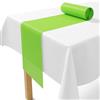 LILENO HOME Runner da tavolo in tessuto non tessuto, colore verde mela, 30 cm x 25 m, monouso, come elegante runner da tavolo, per matrimonio, comunione, battesimo, compleanno, Natale e tavolo da birra