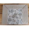 PAGO POCO Completo Letto Matrimoniale Fantasia FIORI E ROSE in Misto Cotone Colori:Grigio-Azzurro-Rosa NOVITA' 2024!!! (Rose Beige)