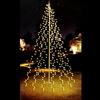 Self Import Agencies Catena Luminosa a LED 360 LED Bianco Caldo per pennone 8m luci pennone luci Giardino luci Natalizie