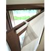 mauro Tenda a Vetro Senza Fori con Nastro a Strappo - Kit Completo: Profilo Alluminio, Supporti a Gancio, Piattina - Facile da Montare - Per Finestre PVC o Legno - 35-90 cm - 55x135 cm
