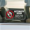 YIKIADA Adesivi per porte automatiche in vinile (confezione da 10), 5,1 x 10,2 cm, grandi decalcomanie in vinile laminato