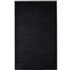 vidaXL Zerbino Nero 117x220 cm in PVC