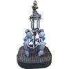 Xiaoki Halloween Decoration Lights Bloodborne Lamp Bloodborne Nightlight Bloodborne Halloween Party Light UP Decoration Rings for Men Glow in The Dark (Black, One Size)