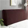 ZCXRYFL Copertura per Testiera per Letto Matrimoniale Singolo, Elastica Universale Copri Testata Letto EcoPelle/Imbottita/Legno/Tessuto Testiera Fodera Protezione Decorazione Antipolvere(140-165cm,Brown)