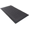 Comart - Tappetino Asciugapassi Victor - 45x75 cm - Zerbino in PVC per Ingresso Esterno o Interno - Base Antiscivolo - Sottile - Fuori Porta per Entrata - Design in 3D - Nero - Scritta Welcome
