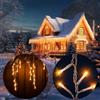 Monzana Catena Luminosa 400 LED Risparmio Energetico Cascata di Luci Natalizie Deco IP44 Giardino