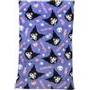 CARTOON Plaid Kuromi 90x140 cm in morbido Coral Fleece coperta soffice e calda Sanrio design Kawaii Lilla con Kuromi plaid 100% Poliestere Idea Regalo