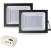 Peg do Brasil DYA - SET DI 2 FARO LED FLOODLIGHT - da esterno IP65-200W - LUCE NATURALE 4000K - design ULTRASOTTILE