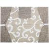 Russo Tessuti Copriforno Copri Forno Cucina 46x35 B&A Fantasia Ghirigori Beige Grigio Nero -Beige