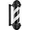 AAOTE Lampeggiante Barber Pole LED, LED Barbers Pole, Parrucchiere All'aperto Barbiere Segno Aperto Strisce Bianche Nere Risparmia Energia Lampada A Parete/80X33X22 Cm