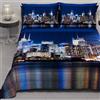 PETTI Artigiani Italiani - Copriletto Singolo Estivo 170x260cm 100 g/m² Double Face, Trapuntino Letto Singolo Primaverile, Trapunta Leggera, New York, 100% Made in Italy