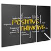 islandburner Quadro Moderno Il Pensiero Positivo Motivazione Illustrazione Stampa su Tela - Quadro x poltrone Salotto Cucina mobili Ufficio casa - Fotografica Formato XXL