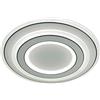 Vivida International DELIA - Plafoniera LED, 46W, CCT 3000K/4000K/6000K, 3230/3360Lm/3370Lm, IP20, Colore Bianco, Diametro 50 cm, Altezza 5.5 cm, Metallo e Acrilico