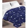 Pierre Tappeti Trapunta invernale Diadema letto francese 1 piazza e mezza Denver in microfibra poliestere 100% Made in Italy