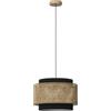 Vicco Lampada a soffitto Morten, Nero, 45 x 31 cm, adatto per lampadine E27, facile montaggio a soffitto