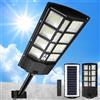 Peviasot Lampione solare a LED 400W, lampade solari per esterni, lampada da parete solare 6500K con sensore di movimento, lampada solare a LED per esterni, lampada da esterno, lampada stradale