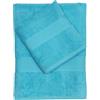 CA' D'ORO Asciugamano da bagno, Set di due asciugamani da bagno Viso e Ospite 100% cotone, Linea Diamante, peso 500gr/mq. (Turchese)