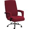 KAYBTNT Coprisedia Ufficio Universale Lavabile Rimovibile, Fodera Sedia Ufficio per Studio Ufficio, Copri Sedia da Ufficio Retrattile,Rosso,Size XL