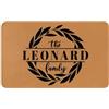 LLLGSH Zerbino Personalizzato - Zerbino di Benvenuto Personalizzabile - Zerbini Domestici Personalizzati - Tappeto D'ingresso Antiscivolo Naturale Ideale per l'Ingresso della casa - 40 x 60 cm