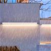 TZSMUM LED Esterno Lungo Applique da Parete Impermeabile IP65 Luce da Parete Alluminio Minimalista Rettangolare Design Lampada da Parete Nero/Bianco Moderno per Portico Interno (Bianco Luce Calda,60cm)