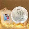 SHENGBEIDZ Lampada Lunare Personalizzata Con Stampa 3D Per Regali Personalizzati, 16 Colori LED, Dimmerabile, Luce Notturna Lunare Per Bambini, Regali Di Compleanno E San Valentino Per Lei/lui(15cm/5.9in)