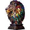 FkYstrix Animal Table Lamp Series, Retro Resin Animal Night Light for Bedroom Home Decoration Furniture Child's Room Gift, C