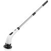 BRIEFNESS Hurricane Spin Scrubber, spazzola elettrica con 4 testine intercambiabili per bagno, cucina, toilette, pulizia di piastrelle e pareti