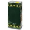 frasc 5 pz Lattina Olio Rettangolare in Banda stagnata 5 Litri Verde con Tappo ermetico