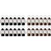 Orton Piccole lanterne appese per interni 12Pcs con candele tremolanti per la decorazione domestica nero