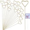 Mabor 20 Pezzi portare Carte di Fiori, Porta Foto Floreali in Metallo 11,8 Pollici Scegli per Matrimoni e Feste