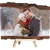 BFHEFGSUU Fetta Di Legno Con Foto Personalizzata Souvenir Regalo Per Coppia Coppia Di Neo-Sposi Anniversario Compleanno Decorazione Di Fidanzamento (stile 3)