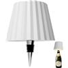 Generico Lampada per bottiglia senza fili, Bottiglia di luce ombra LED bottiglia di vino liquore luce 3 colori dimmerabile lampada da tavolo cordless per bar, ristorante, casa, ufficio, Natale (Bianco)