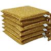 HABITA 33 HOME Set 4 o 6 Cuscini Sedie Cucina Loneta Sfoderabili (6 Amalfi Giallo) | Coprisedia con Laccetti, Cuscino Sedia in Loneta, Cuscini per Sedie Quadrati, 40x40x5 cm, double face, Made in Italy