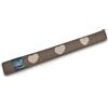 Beautissu Paraspifferi Imbottito per Porta e finestra Tuuli Hr L120xP8xA8 cm in Poliestere - paraspiffero Universale porte e finestre - paravento sottoporta Isolante - Contro Il Freddo - Marrone