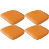 Generic (Set di 1/2/4) Cuscino per Sedia A Ferro di Cavallo in Pelle/Cuscino per Sedile, Cuscini Morbidi E Durevoli, Cuscini per Sedie da Cucina Antiscivolo con Rivestimento Lavabile in Lavatrice