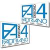 Fabriano F4 Liscio Album da Disegno, 24 x 33 cm, Set da 2 Blocchi