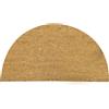 Comart - Zerbino Natural in Cocco - 40x70 cm - Zerbino per Ingresso Esterno e Interno - Fondo in PVC Antiscivolo - Tappeto Fuori Porta - Asciugapassi Facile da Pulire e Resistente - Mezzaluna