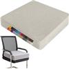 Holomaalahi Cuscini 30x30x5cm Cuscini per sedie da Esterno e da Interno, Schiuma ad Alta densità, Antiscivolo, Fodera Lavabile - Uso per Patio, Sala da Pranzo, Divano e Panca