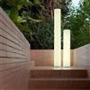 Moovere FITY, piantana da 100 cm con cavo in juta, luce calda bianco 3000K, per esterni e interni, per terrazza, soggiorno e patio