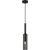 CANCJDYTZ Lampada a sospensione moderna minimalista popolare con paralume in vetro grigio fumo, cavo regolabile, lampada a sospensione industriale for isola cucina, lampadario for camera da letto (NO.23)
